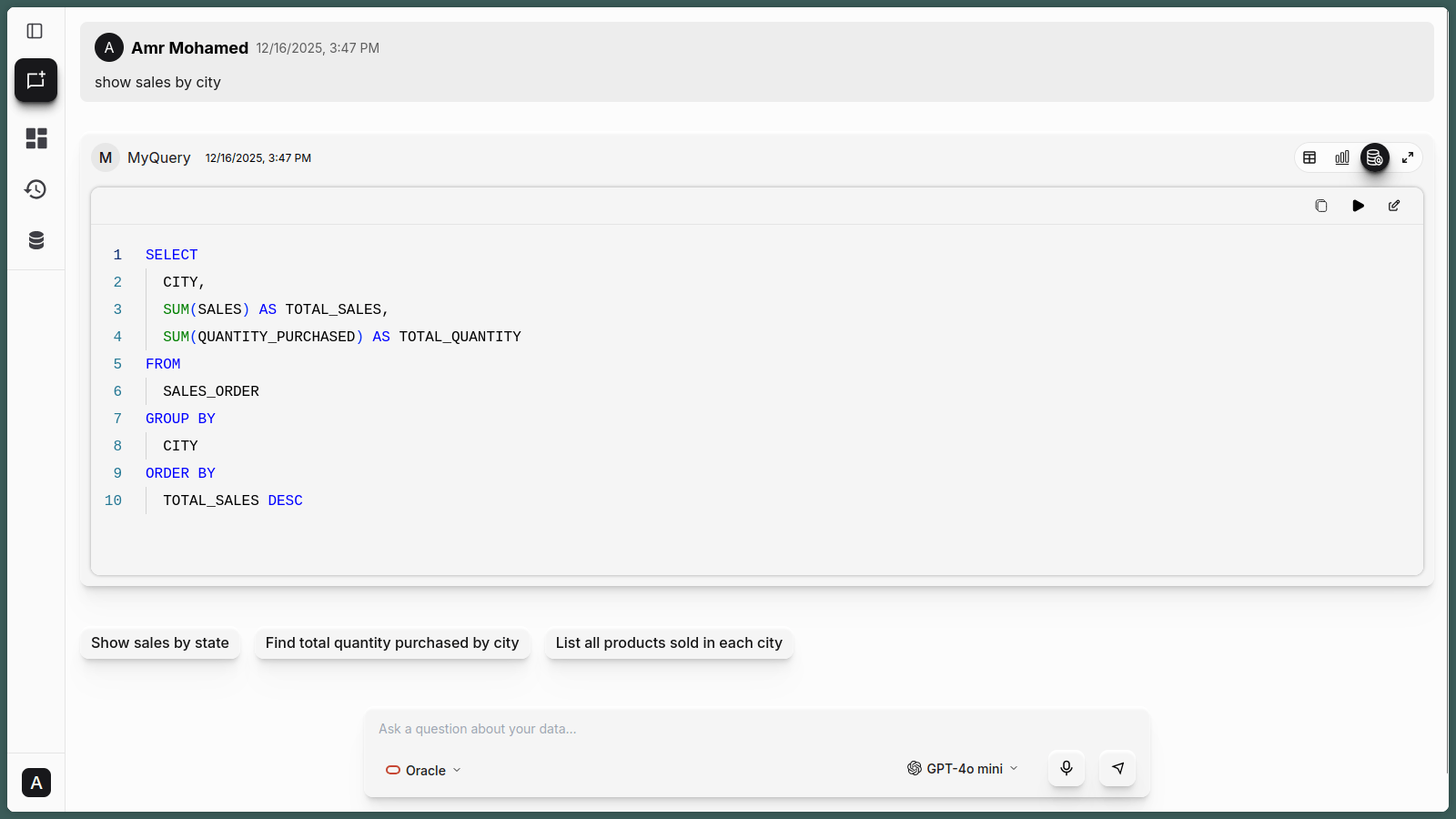 Report Builder Screenshot