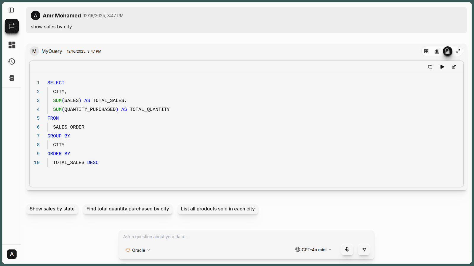 Report Builder Screenshot