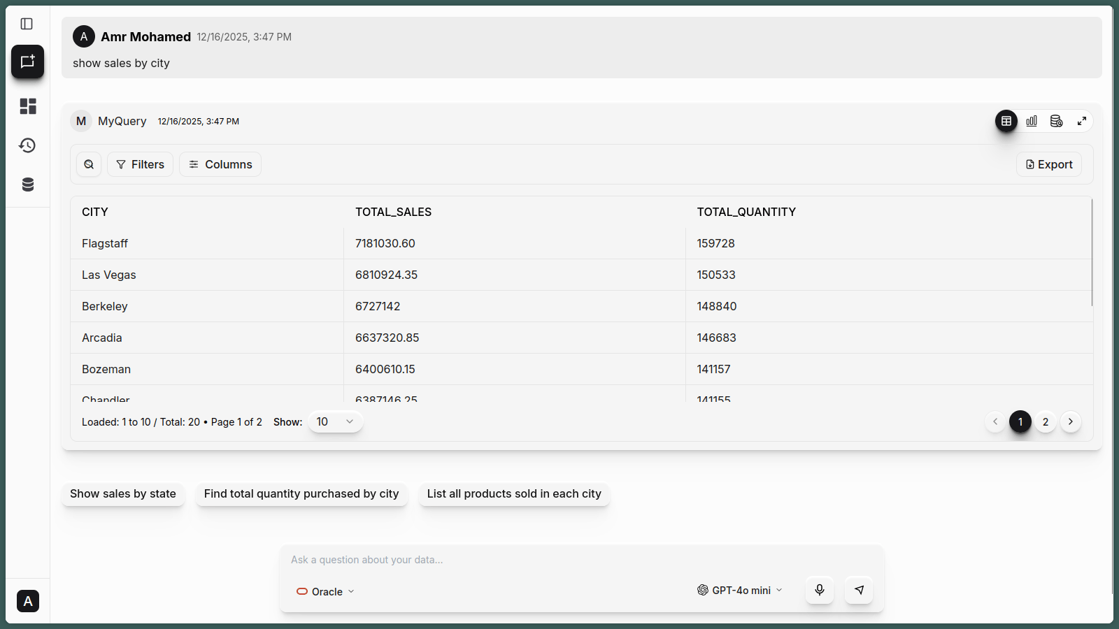 Report Builder Screenshot